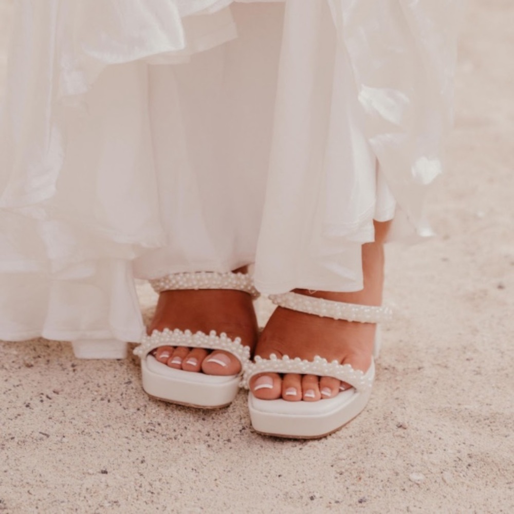 Pearl Platform Sandals